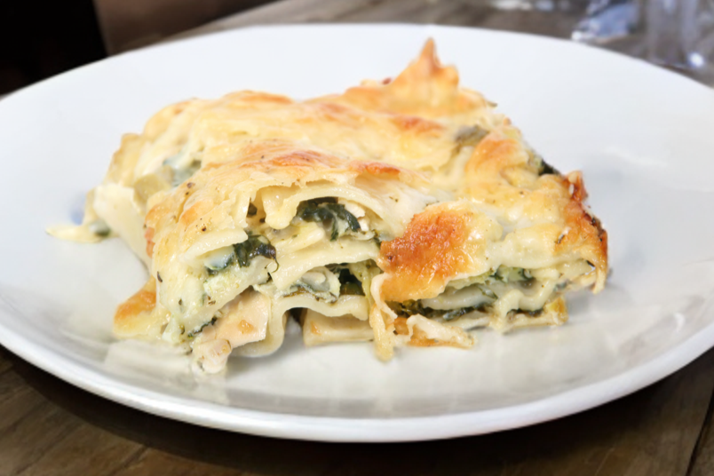 Chicken and Spinach Lasagna