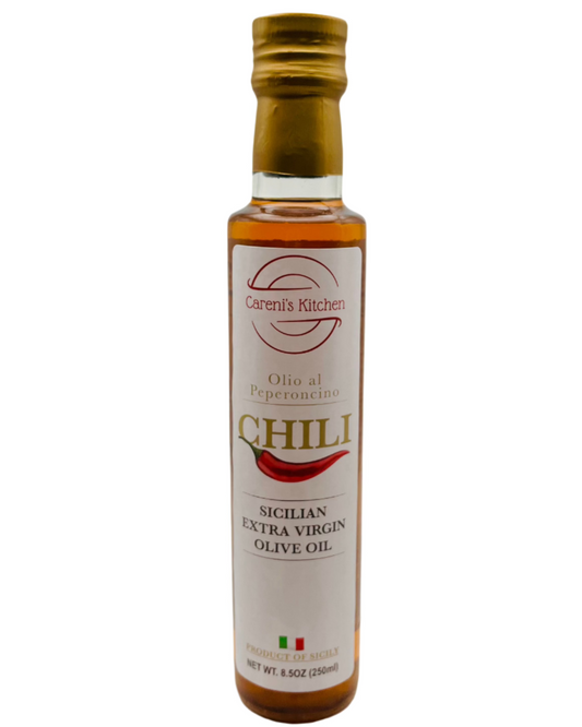 Chili extra virgin olive oil made in Italy